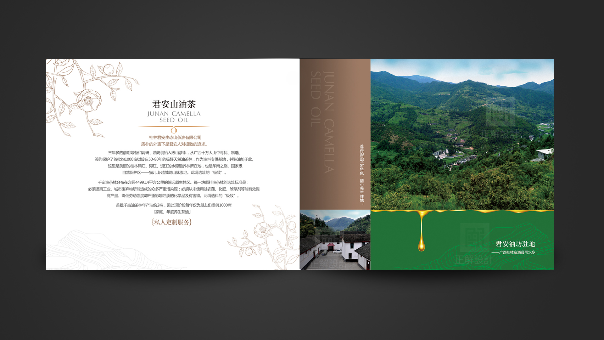 山茶油農(nóng)業(yè)畫冊設(shè)計